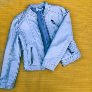 Faux leather jacket